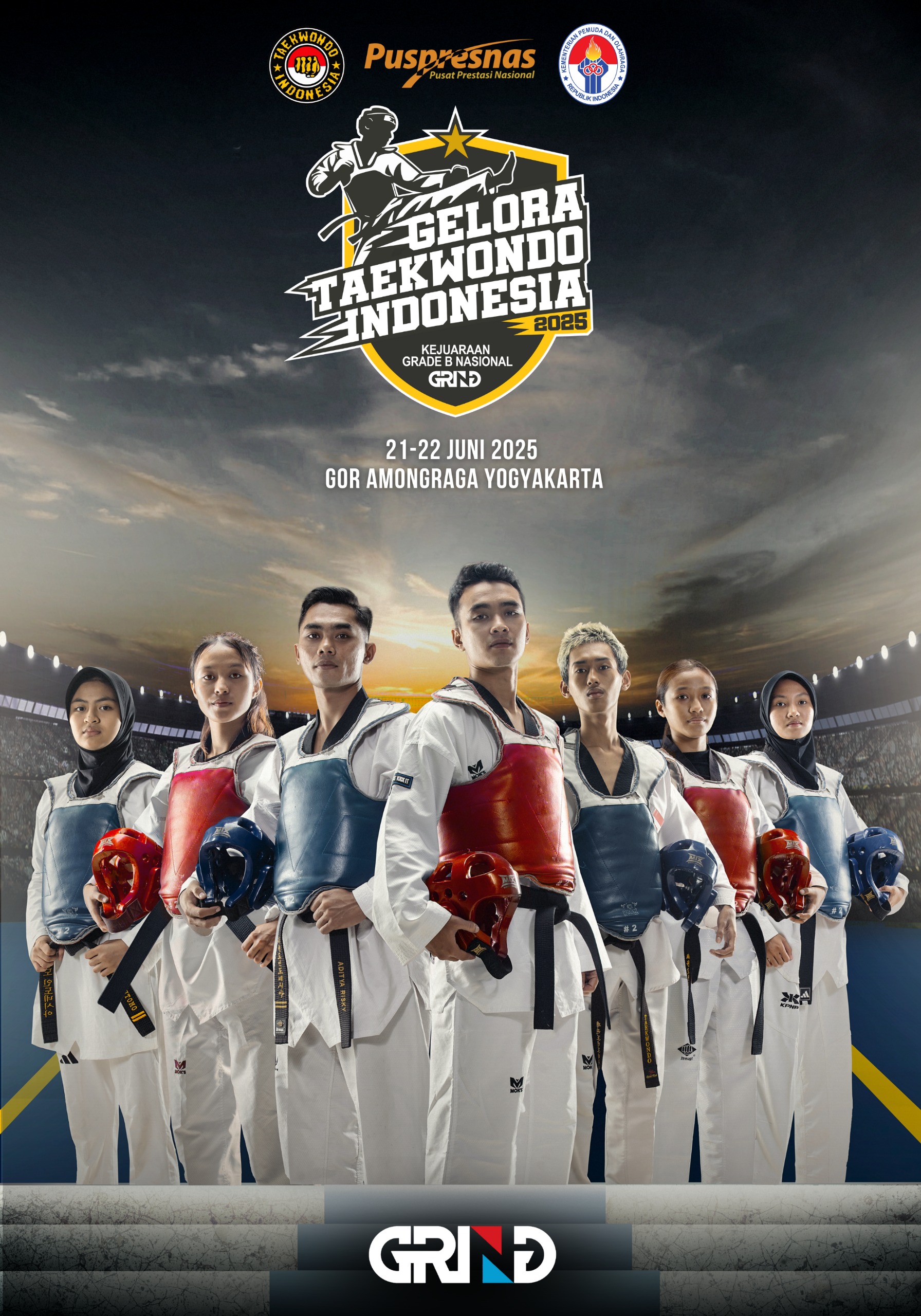 Panggung Juara Taekwondo Indonesia Taekwondo Indonesia Dojang WTC Gunung Kidul